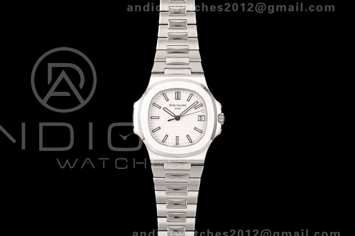 Nautilus 5711 SS AGF 1:1 Best Edition White Dial on SS Bracelet DPB330 Super Clone